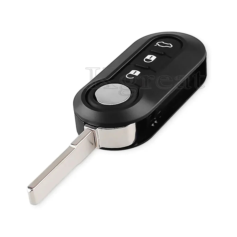 3 button Remote Car Key for Fiat 500 500L Punto Florino Doblo Qubo Punto Evo Grande Punto 433MHz Marelli / Delphi BSI System