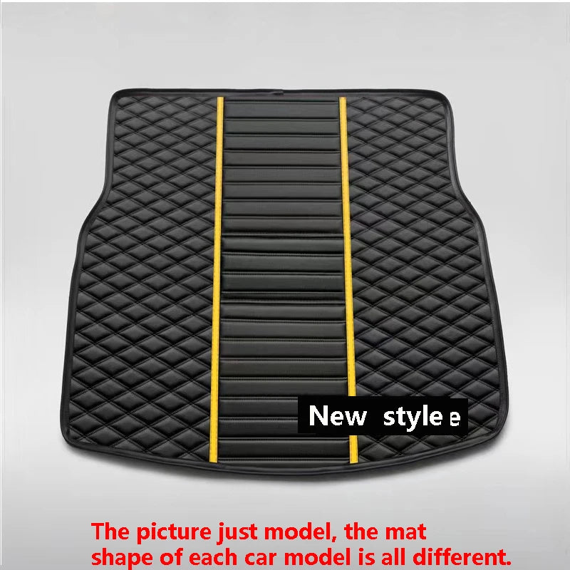Car Trunk Mats For Hyundai Kona Kauai OS 2018~2022 Waterproof Car Mats Tappetini Auto Car Accessories Interior Car Accessories