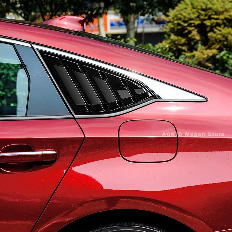 For Honda Accord 10th Gen Accessories 2018 2019 2020 2021 2022 Sport Style Air Vent Cover Rear Side Window Louvers