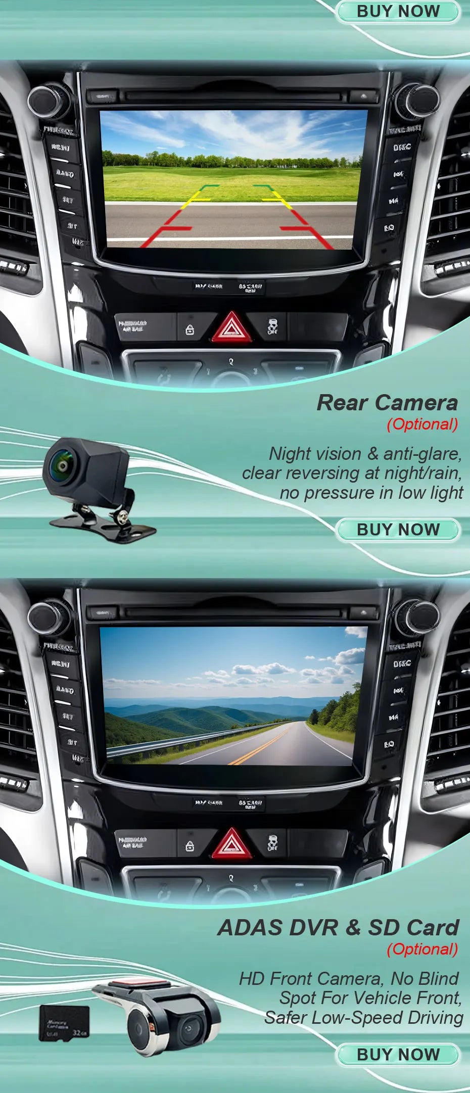 Android 16 Car Radio For Fiat 500 2016-2019 7inch Touch Screen Multimedia Player GPS Navi BT WiFi FM Radio Mirror Link Head Unit