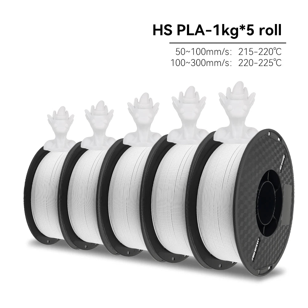 KEEPANG PLA/HS-PLA/PLA Matte/PLA Pro Filament 5KG PLA 3D Filament 1.75mm 1KG/Roll (2.2lbs) Neatly Wound 3D Printing Materials