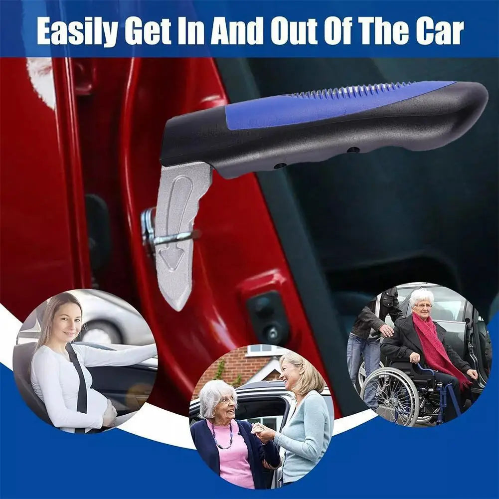 2 in 1 Car Door Assist Handle Portable Multifunction Vehicle Support Handles Easy Install Mobility Aid Automotive Accessories