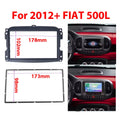 7 inch 2DIN Car Fascia Radio Panel For Fiat 500L 2012+ Frame Kit Install Facia Face Plate