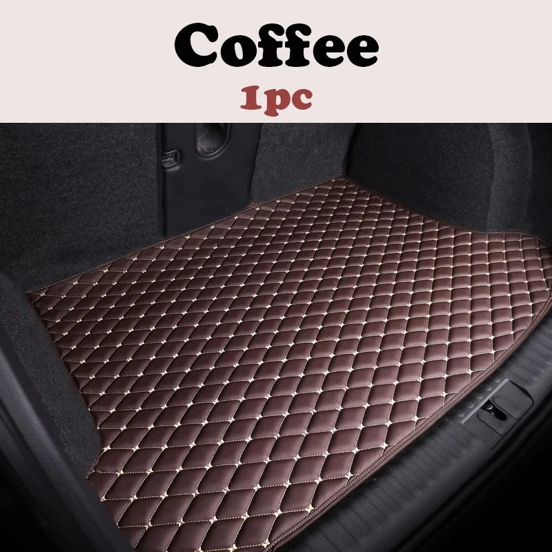 Car Trunk Mats For Hyundai Kona Kauai OS 2018~2022 Waterproof Car Mats Tappetini Auto Car Accessories Interior Car Accessories