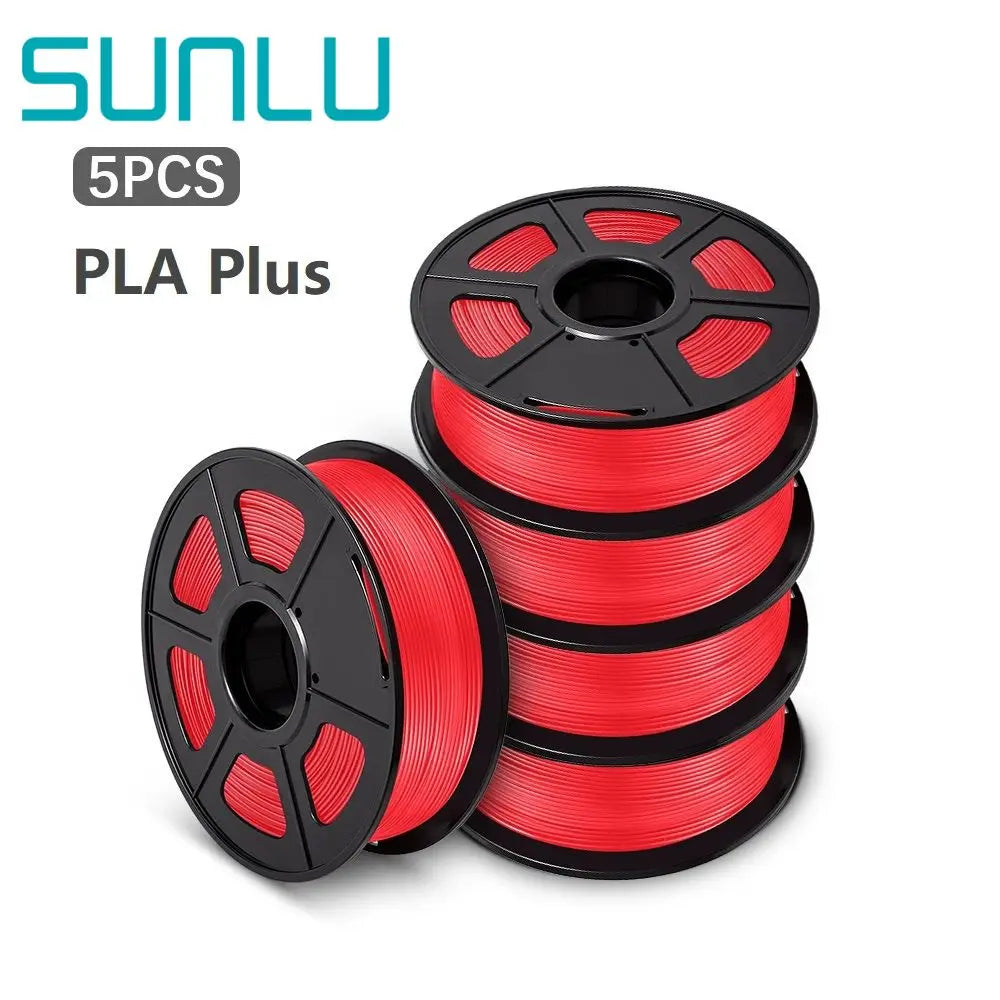 SUNLU PLA/PLA+/PETG/SILK/PLA Matte/ PLA Meta Filament 5KG 1KG/ Roll 1.75mm +/-0.02MM 3D Printer Filament Neatly Wound Filament