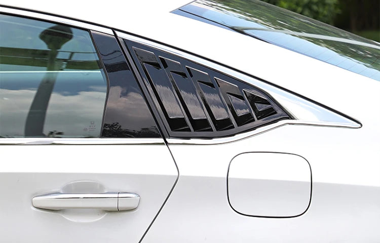 For Honda Accord 10th Gen Accessories 2018 2019 2020 2021 2022 Sport Style Air Vent Cover Rear Side Window Louvers
