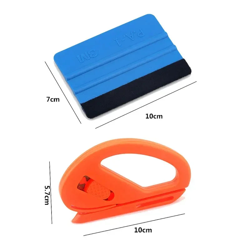 Car Film Wrap Tool Kit Squeegee Set Vinyl Scraper for Vehicle Window Tint Car Accessories Wrapping Tools Car Accessories