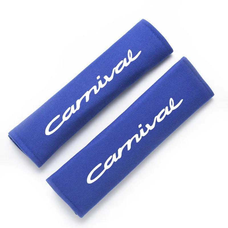 Car Safety Belt Cover Adjustable Seat Belt Cover Shoulder Strap Covers For KIA carnival Accessories Car Shoulder Protector Pad