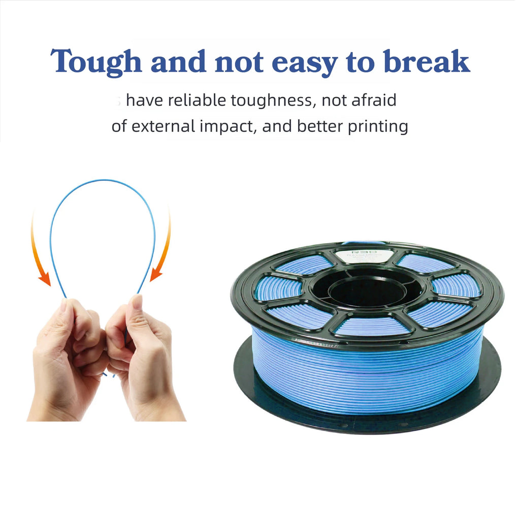 Tideboom 3D PLA/PETG Filament 1.2KG High Speed 3D Printer Filament High Flow Speed Matte Effect 3D Printing Mateial Pla 필라멘트