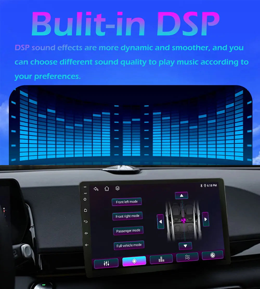 For FIAT 500 2016 2017- 2019 Android 14 Smart System Multimedia Carplay Wireless GPS Navigation DSP Stereo WIFI Accessories