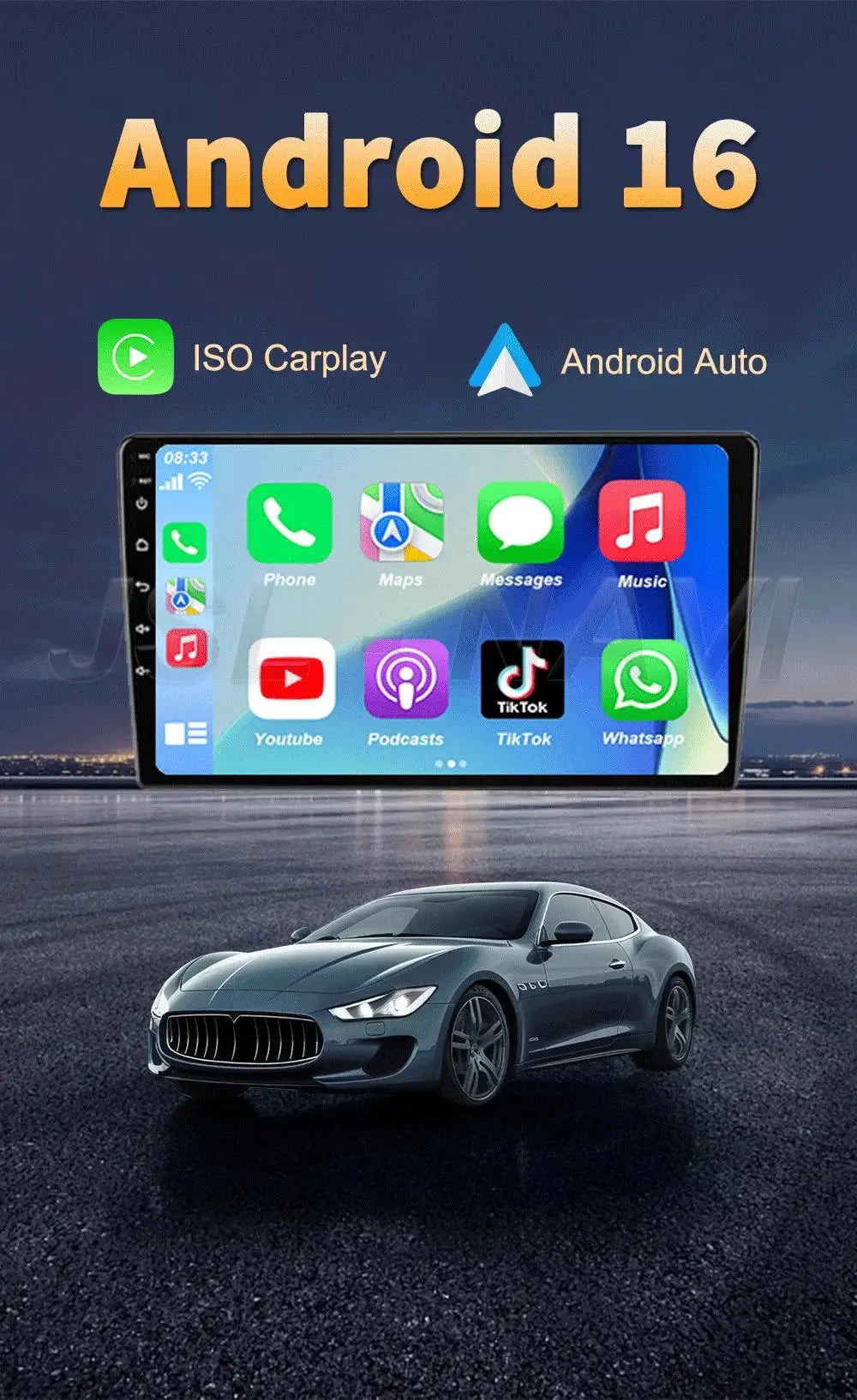 Android 16 For Fiat Doblo 2015 2016 2017 2018 2019 2020 GPS Car Radio Multimedia Video Player Stereo Navigation Wifi 360 Camera