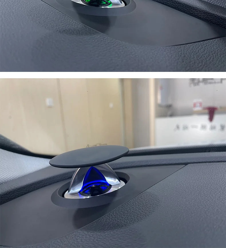 LED Lift Audio Speaker For Audi A6 C8 C7 A4 B9 RS5 RS4 Q5 Q7 A7 Tweeter With Ambient Light Upgrade Center Dashboard Lifting