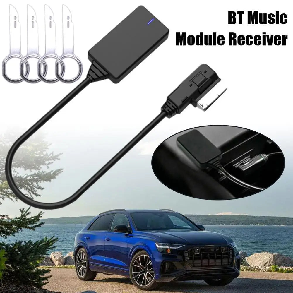 AMI MMI MDI Wireless Aux Bluetooth Adapter Cable Audio Music Auto Bluetooth For Audi A3 A4 B8 B6 Q5 A5 A7 R7 S5 Q7 A6L A8L L1W4
