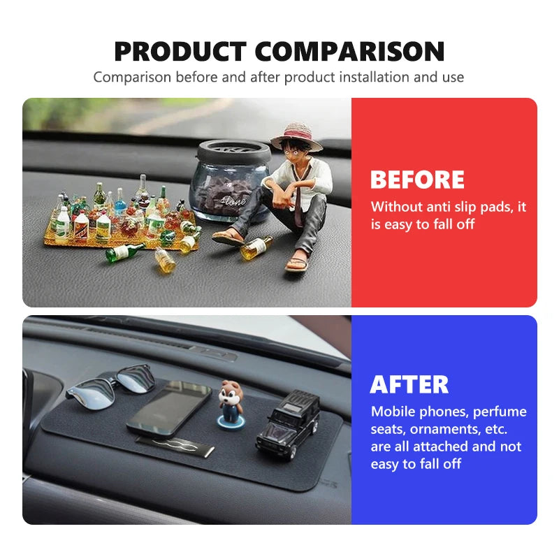 For Fiat Car Dashboard Sticky Pad Non-slip Mat Phone Holder Waterproof Pads FR Abarth 500 Tipo FR Palio Bravo Pondo Doblo Tipo