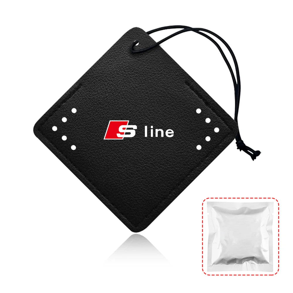 Car Air Freshener Rearview Mirror Pendant Aromatherapy Sachet For Audi A3 A4 A4L A5 B3 B4 B5 B6 B7 B8 RS3 Quattro C5 C6 C7 C5 C6