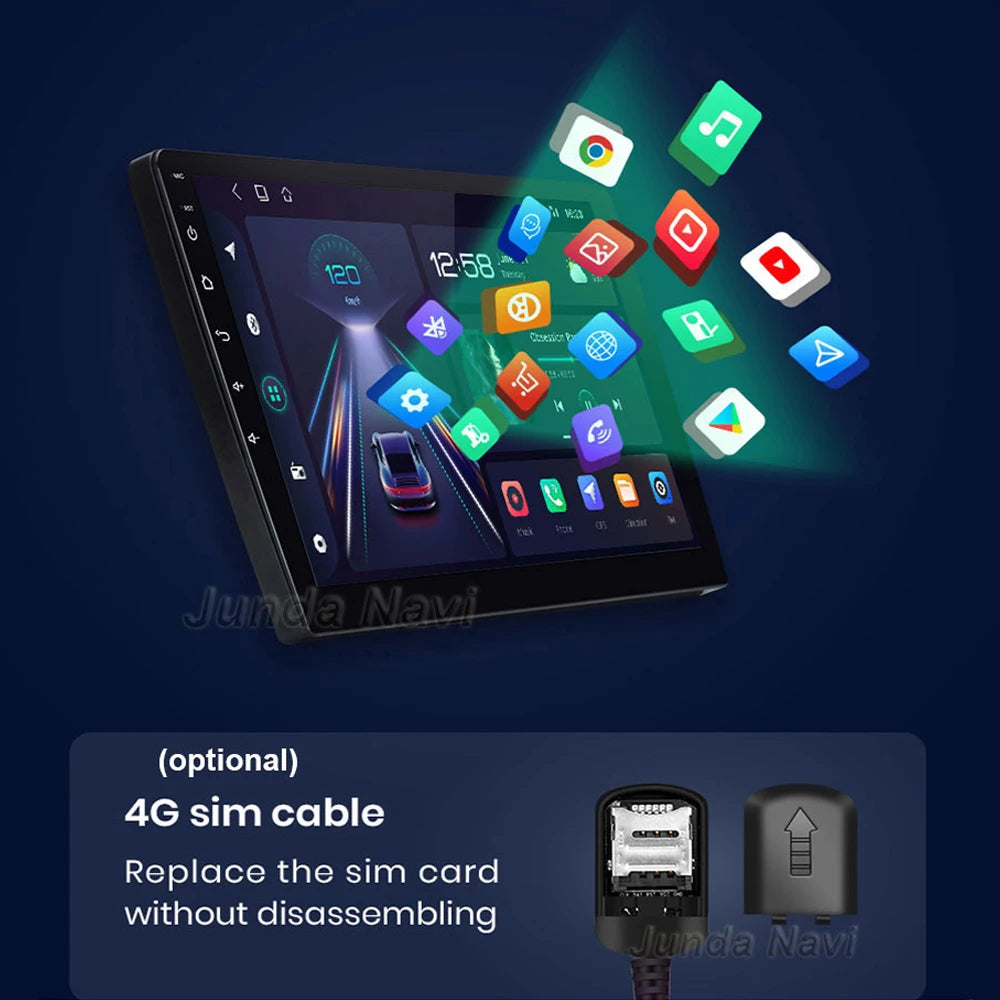 Android 15 For Fiat 500X 2014-2020 2K QLED Stereo Car Radio Multimedia Video Player GPS AI Voice CarPlay Head Unit Navigation 4G