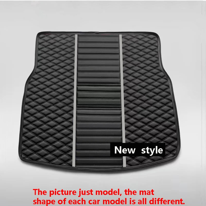Car Trunk Mats For Hyundai Kona Kauai OS 2018~2022 Waterproof Car Mats Tappetini Auto Car Accessories Interior Car Accessories