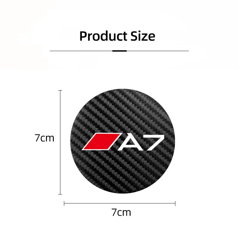 2Pcs Car Leather Coaster Mat Anti-slip Water Cup Pad For Audi A1 A3 A4 A5 A6 A7 A8 Q2 Q3 Q5 Q7 Q8 B6 B8 B9 C5 C7 TT S1 S7 S3 RS6