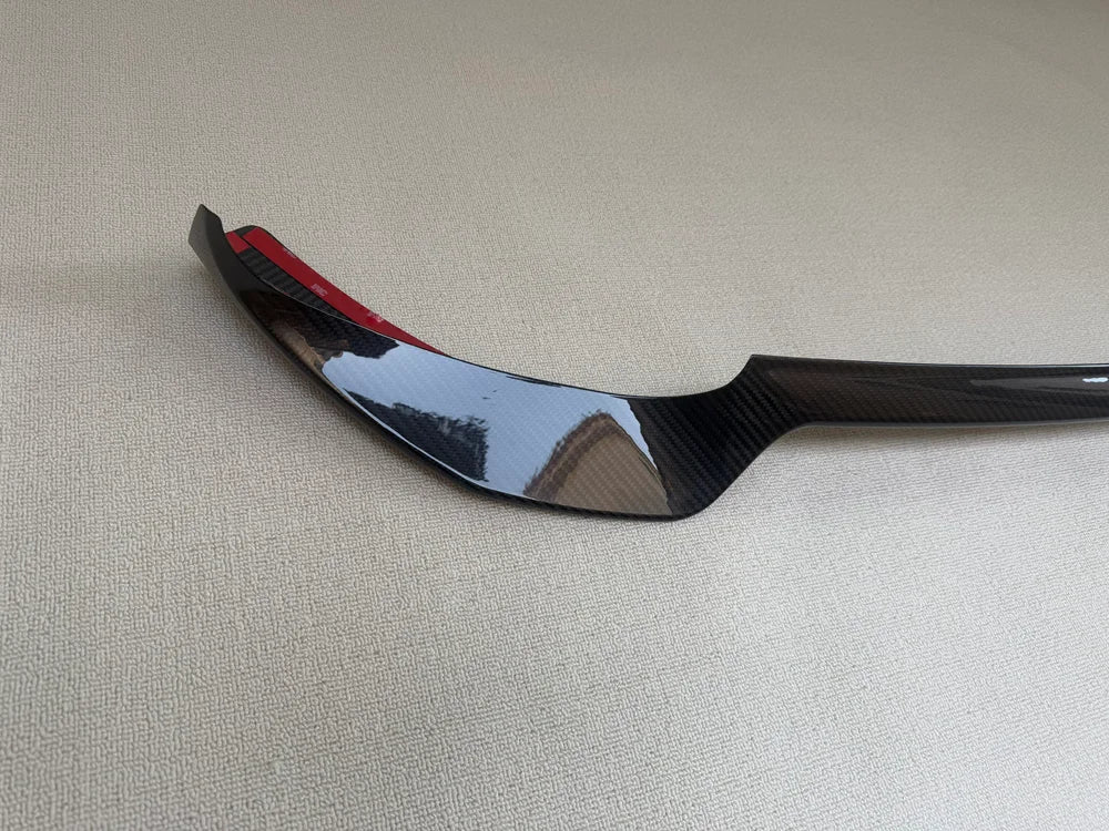 For Fiat, Abbas Fiat 595 Abarth Carbon Fiber, Front Lip, Front Shovel Chin Modification Front Fog Lamp Cover