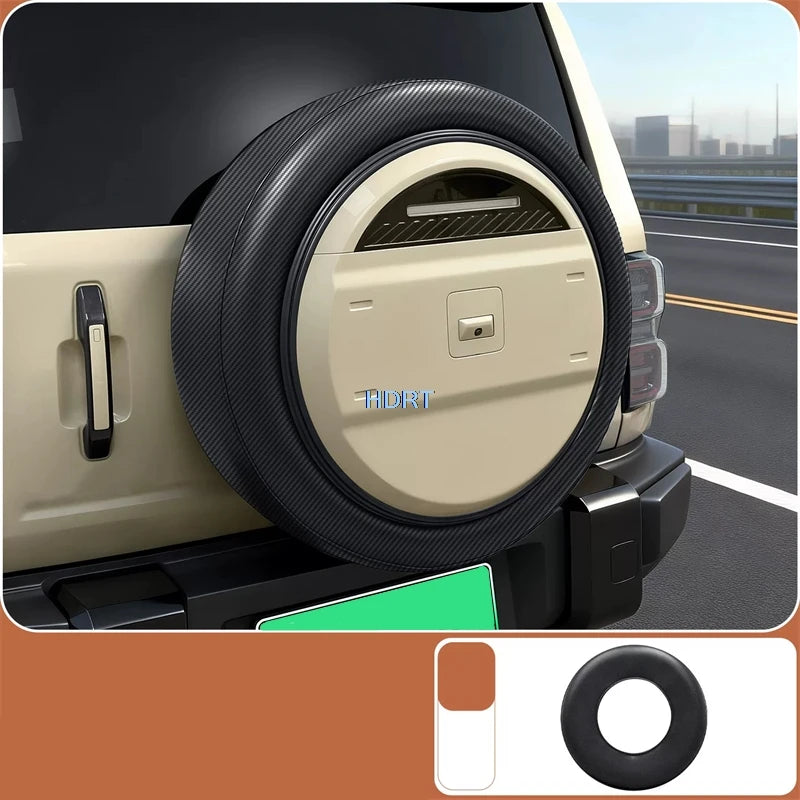 For Chery iCar V27/iCaur V27 2026 + Car Styling Rear Trunk Tail Boot Wheel Spare Tire Cover Kit Protector Decoration Accessories