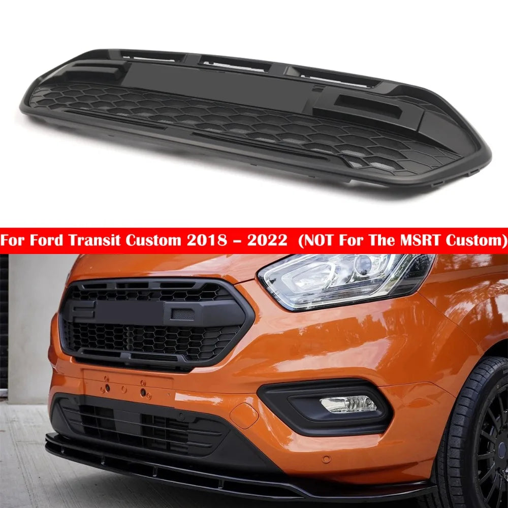 Car Accessories Fits For Ford Transit 2018 2019 2020 2021 2022 Front Grille Bumper Grille No Lamp Bumper Grille