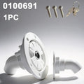 Car Accessories Black/White Round Gravity Water Inlet with Lock RV Accessories Caravan for RV Boat Camper Trailer Exterior Hatch