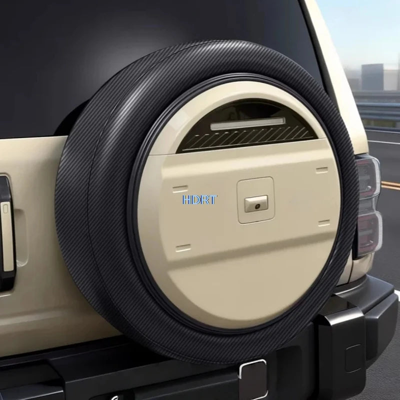 For Chery iCar V27/iCaur V27 2026 + Car Styling Rear Trunk Tail Boot Wheel Spare Tire Cover Kit Protector Decoration Accessories