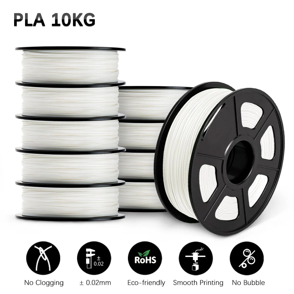 SUNLU 3D Filament PLA/PLA META/PETG/ABS/TPU/PLA MATTE/PLA PLUS 1.75mm 10Roll 1KG/0.5KG 3D Printer Filament for 3D Printer