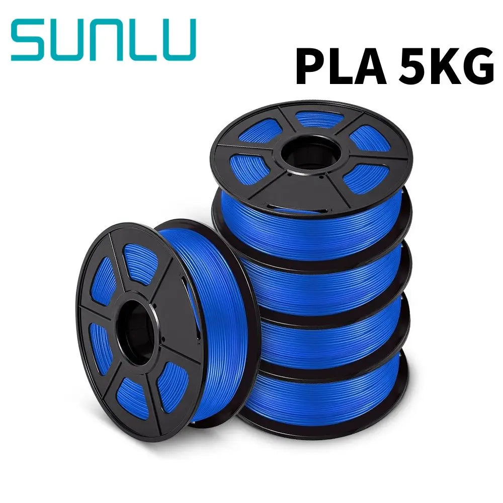 SUNLU PLA/PLA+/PETG/SILK/PLA Matte/ PLA Meta Filament 5KG 1KG/ Roll 1.75mm +/-0.02MM 3D Printer Filament Neatly Wound Filament