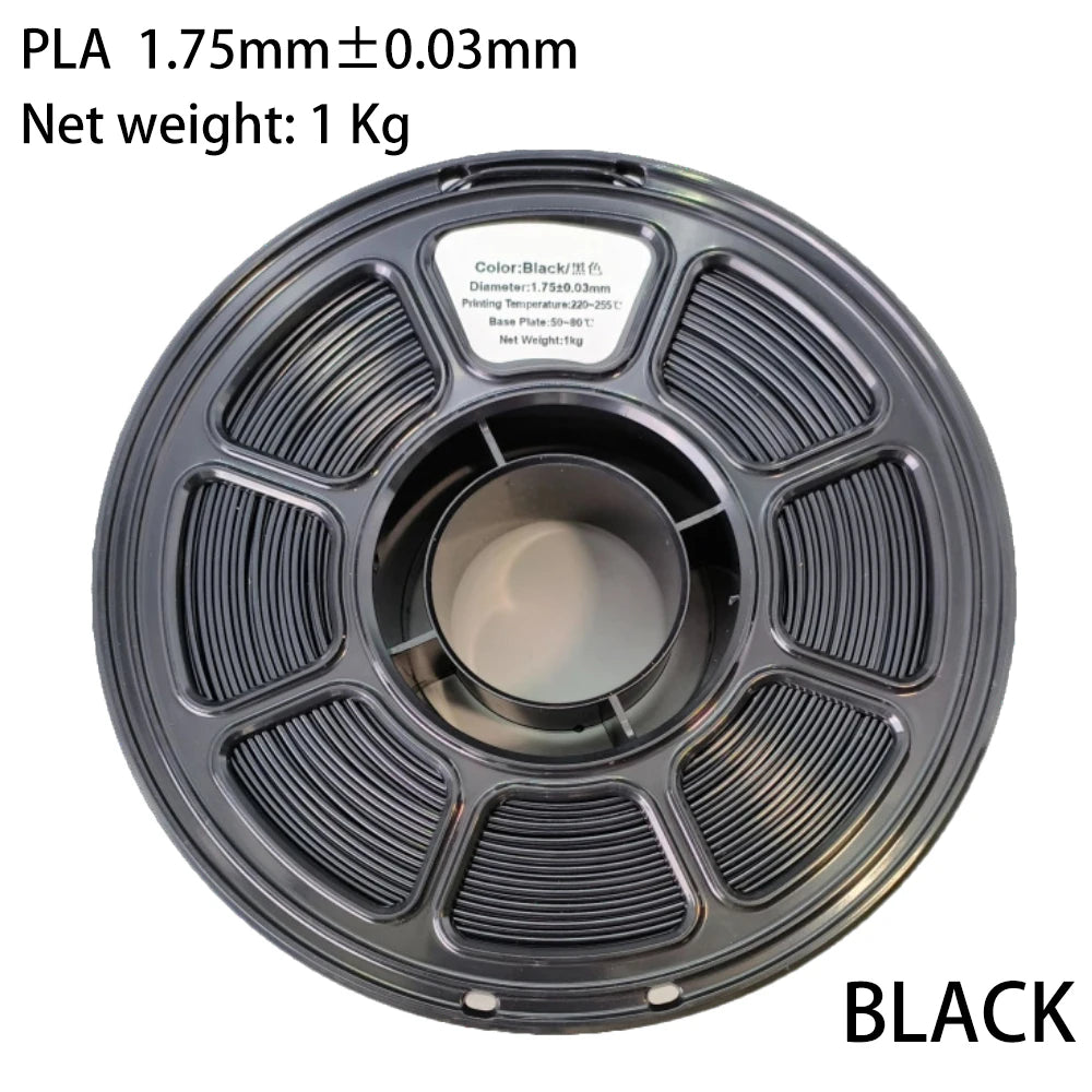 PLA/PETG Colorful 3D Filament Net Weight 1KG High Speed 3D Printer Filament High Flow Speed 3D Printing Mateial Pla 3D Printer