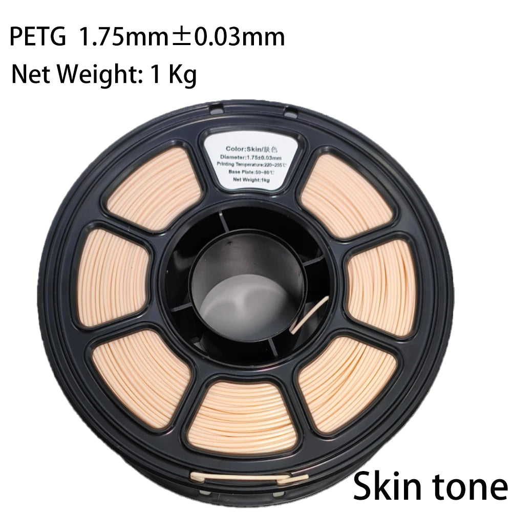 PLA/PETG Colorful 3D Filament Net Weight 1KG High Speed 3D Printer Filament High Flow Speed 3D Printing Mateial Pla 3D Printer