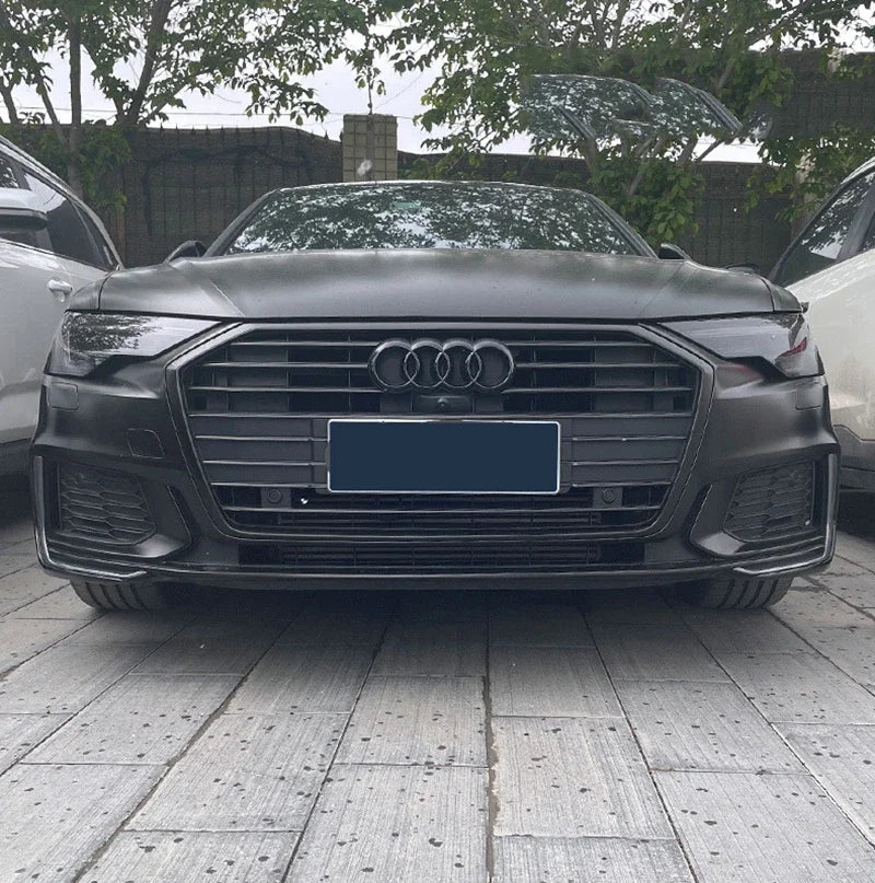 ABS 4 Rings Logo Audi Emblem Car Front Hood Emblem Bonnet Badge Rear Trunk Badge For Audi A3 A4 A5 A6 A7 A1 Q2 Q3 Q5 Q7 Q8 TT