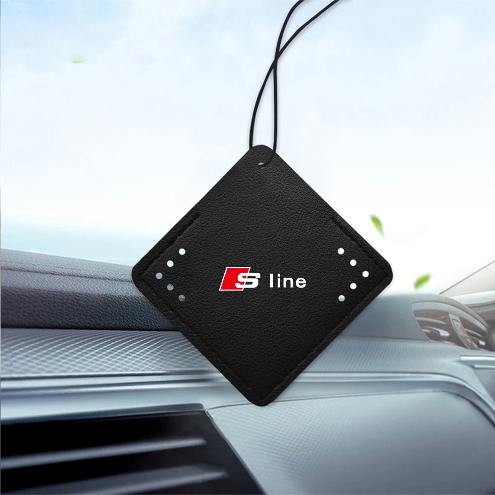 Car Air Freshener Rearview Mirror Pendant Aromatherapy Sachet For Audi A3 A4 A4L A5 B3 B4 B5 B6 B7 B8 RS3 Quattro C5 C6 C7 C5 C6
