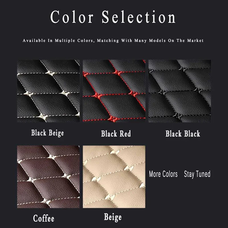 Car Floor Mats For Fiat Bravo 2012 2011 2010 2009 2008 Leather Waterproof Anti-Dirty Carpets Auto Interiors Products Foot Pads