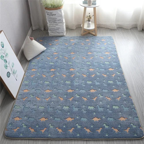 Unique Area Rugs Glow in The Dark Rug Luminous Carpet for Kids Bedroom Modern Indoor Rugs for Children Dorm Home Decor Carpets