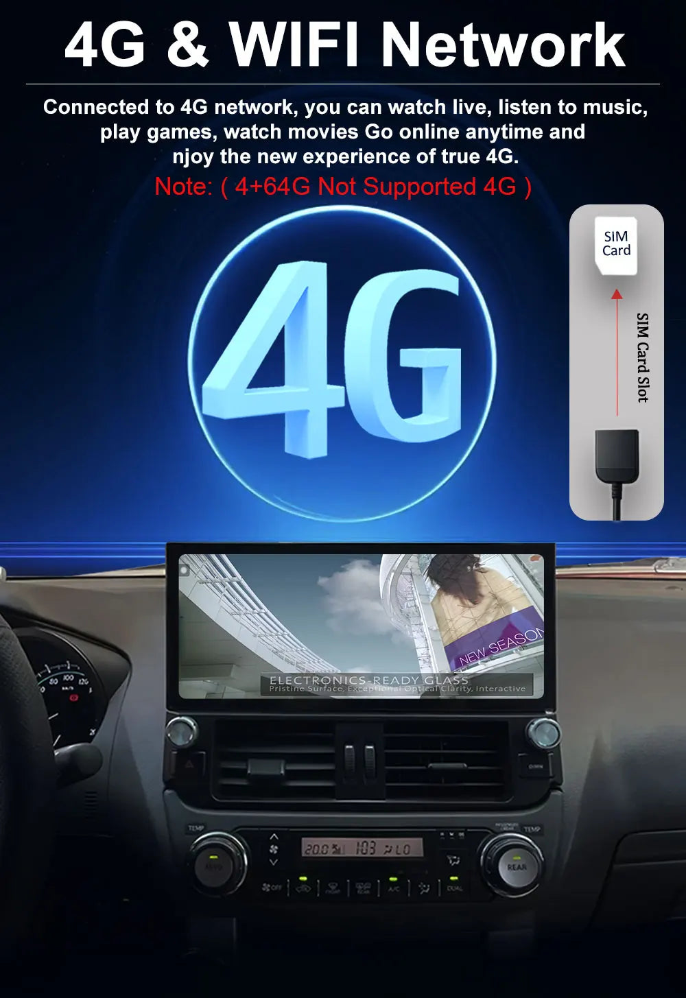 12.3 '' Android 16 for Fiat 500 2007 - 2015 Car Radio Video Multimedia Player BT 4G GPS Navi Wireless Carplay WiFi Touch Screen