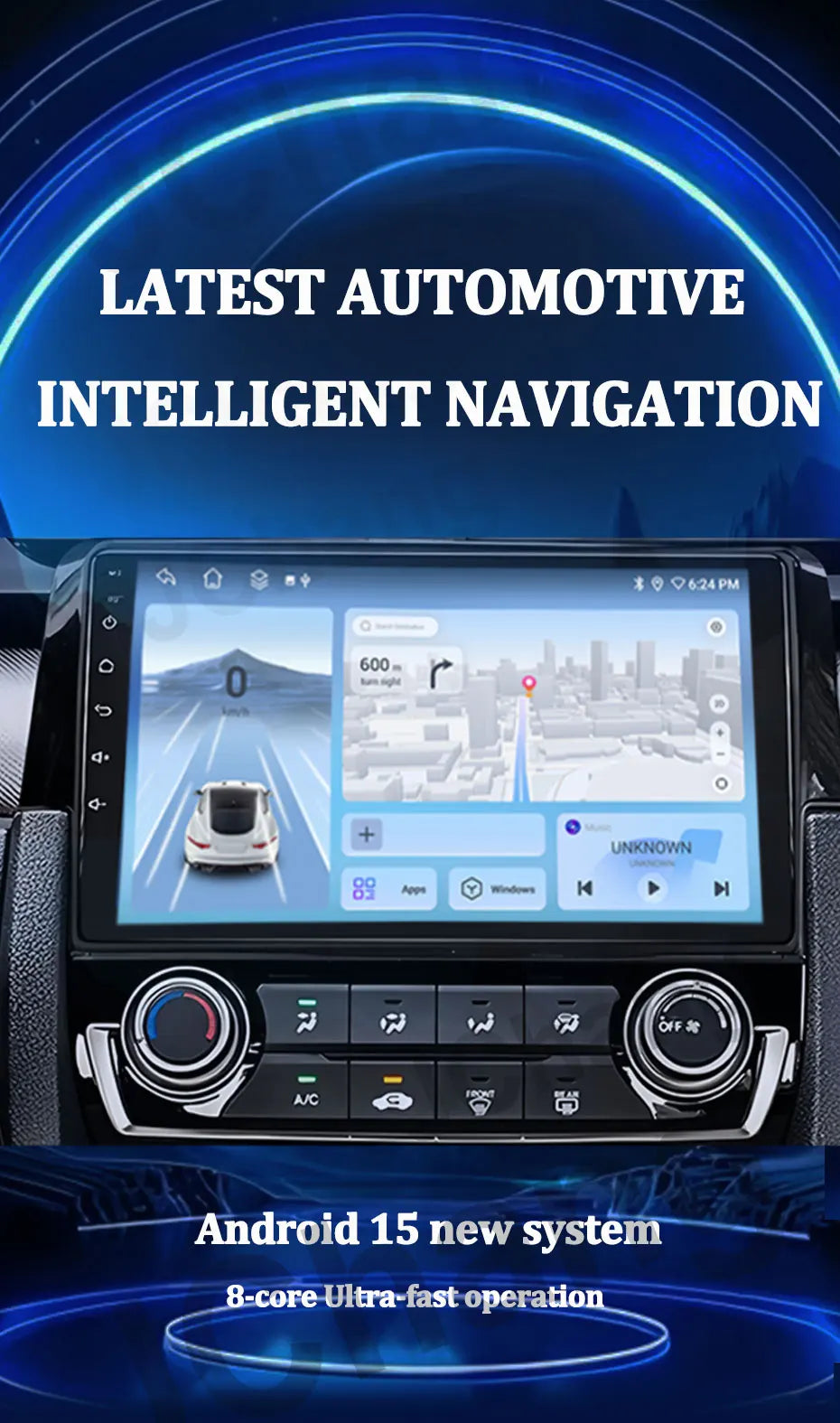 Video Player Carplay Car Radio for Fiat Ducato 2007 2008 2009 2010 2011 2012 - 2015 Android 15 Stereo Multimedia BT Auto Android