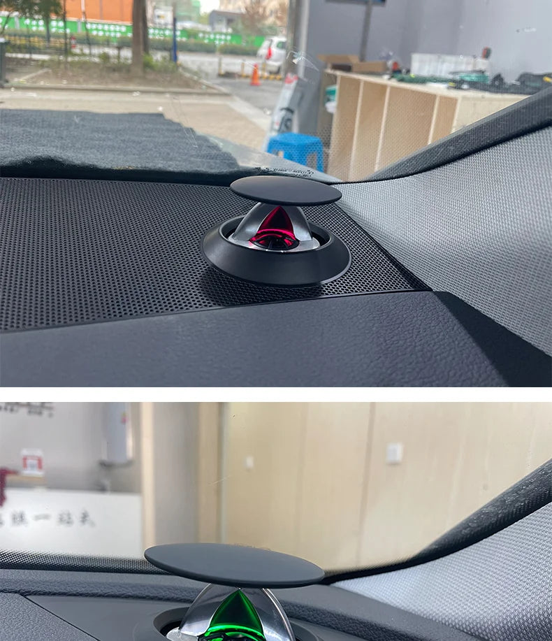 LED Lift Audio Speaker For Audi A6 C8 C7 A4 B9 RS5 RS4 Q5 Q7 A7 Tweeter With Ambient Light Upgrade Center Dashboard Lifting