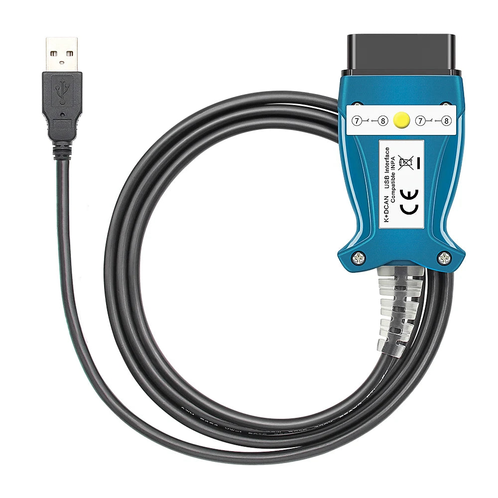 K DCAN K+CAN FTDI Chip OBD2 Auto Car Diagnostic Tools OBD 2 Scanner Switch USB Interface Cable K + DCAN OBD Diagnostic Cable