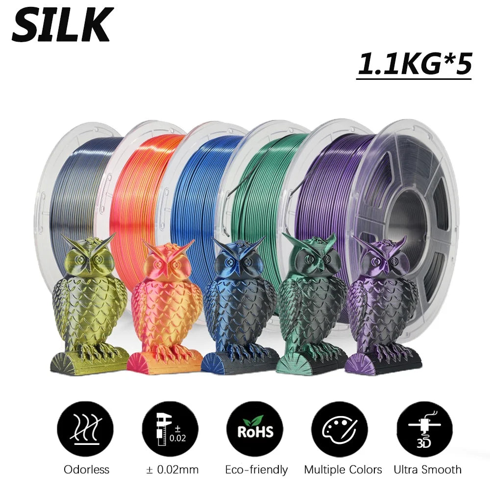 JAYO 3D PLA / SILK / PLA META / PETG / PLAMatte / ABS / High Speed PLA/ PLA PLUS 3D Filament 1.75mm Printer Filament 1.1KG/Roll