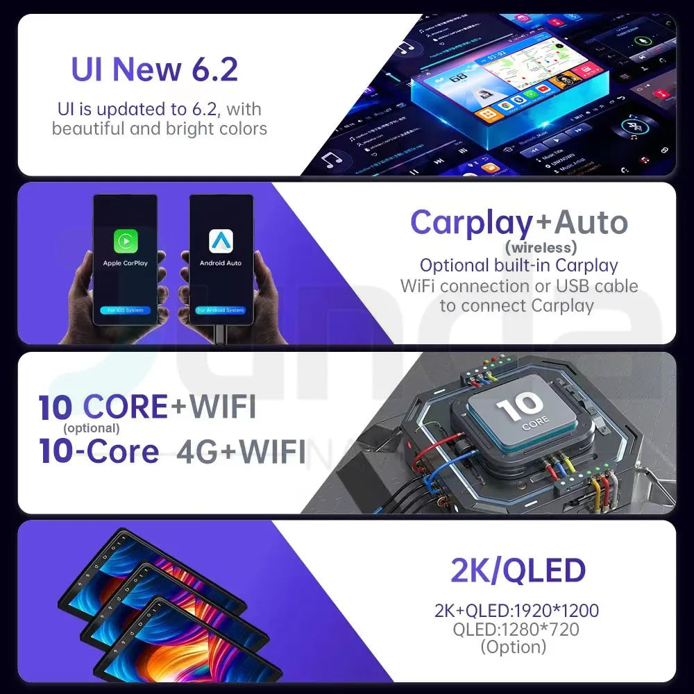 Android 15 For Fiat 500X 2014-2020 2K QLED Stereo Car Radio Multimedia Video Player GPS AI Voice CarPlay Head Unit Navigation 4G