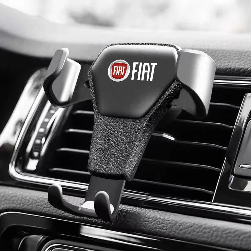 For FIAT 500 Abarth Doblo Tipo Panda Ducato Fiorino Grande Punto 500c Gravity Car Phone Holder Air Vent GPS Stand Accessories