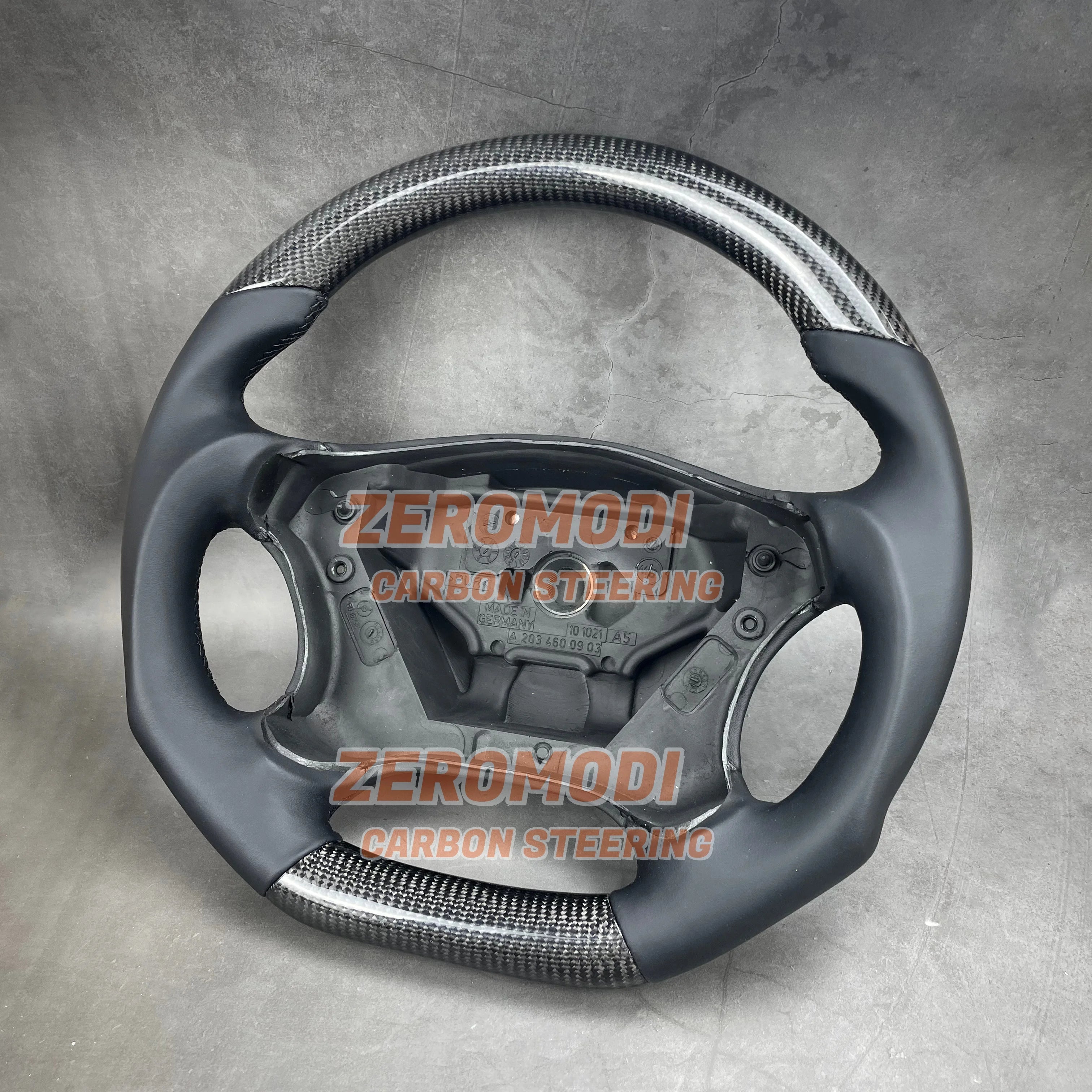 Steering Wheel 2001 2002 2003-2007 For Mercedes W203 C Class AMG Gray Walnut Veneer