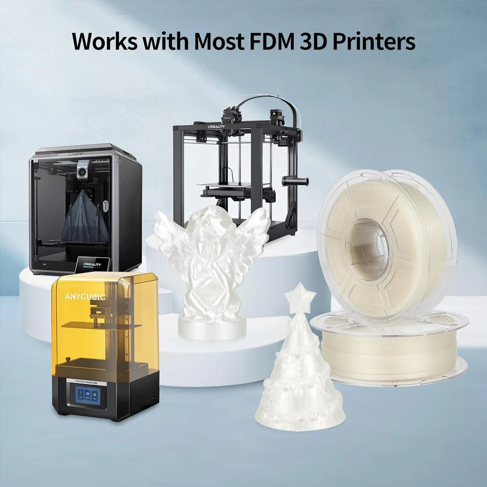 Pla Half Transparent 3D Printer Filament 250g 500g 1Kg 1.75mm Pla Half Transparent Material 3D Printer Materials Consumables