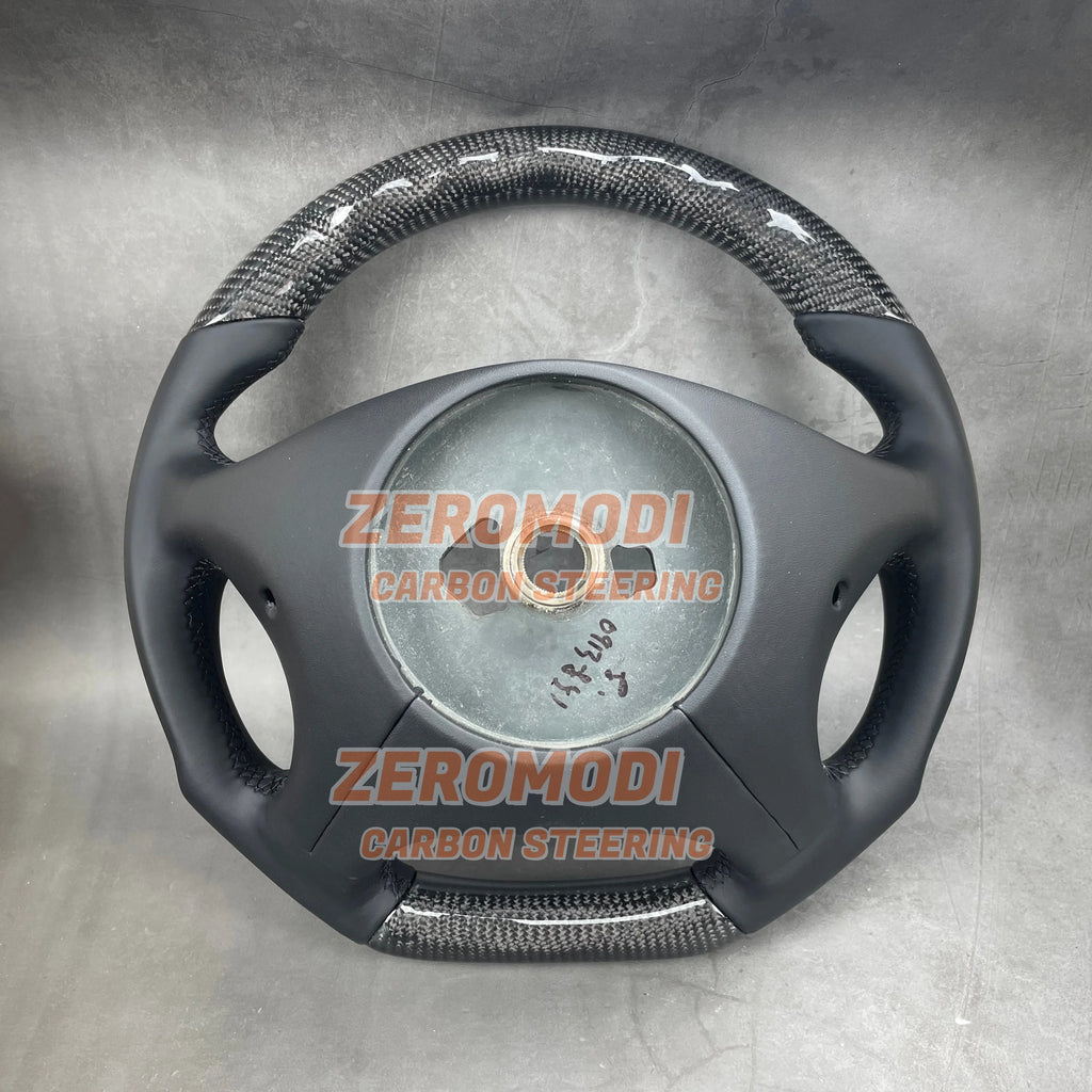 Steering Wheel 2001 2002 2003-2007 For Mercedes W203 C Class AMG Gray Walnut Veneer