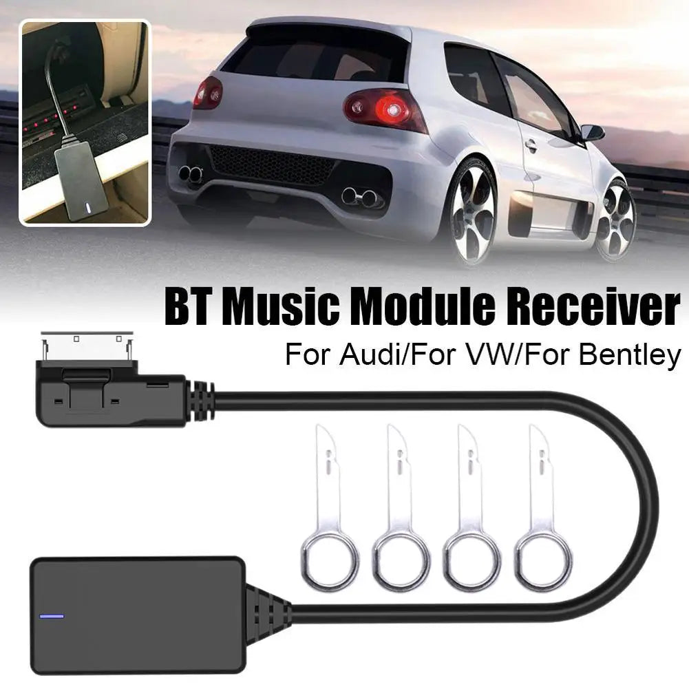 AMI MMI MDI Wireless Aux Bluetooth Adapter Cable Audio Music Auto Bluetooth For Audi A3 A4 B8 B6 Q5 A5 A7 R7 S5 Q7 A6L A8L L1W4