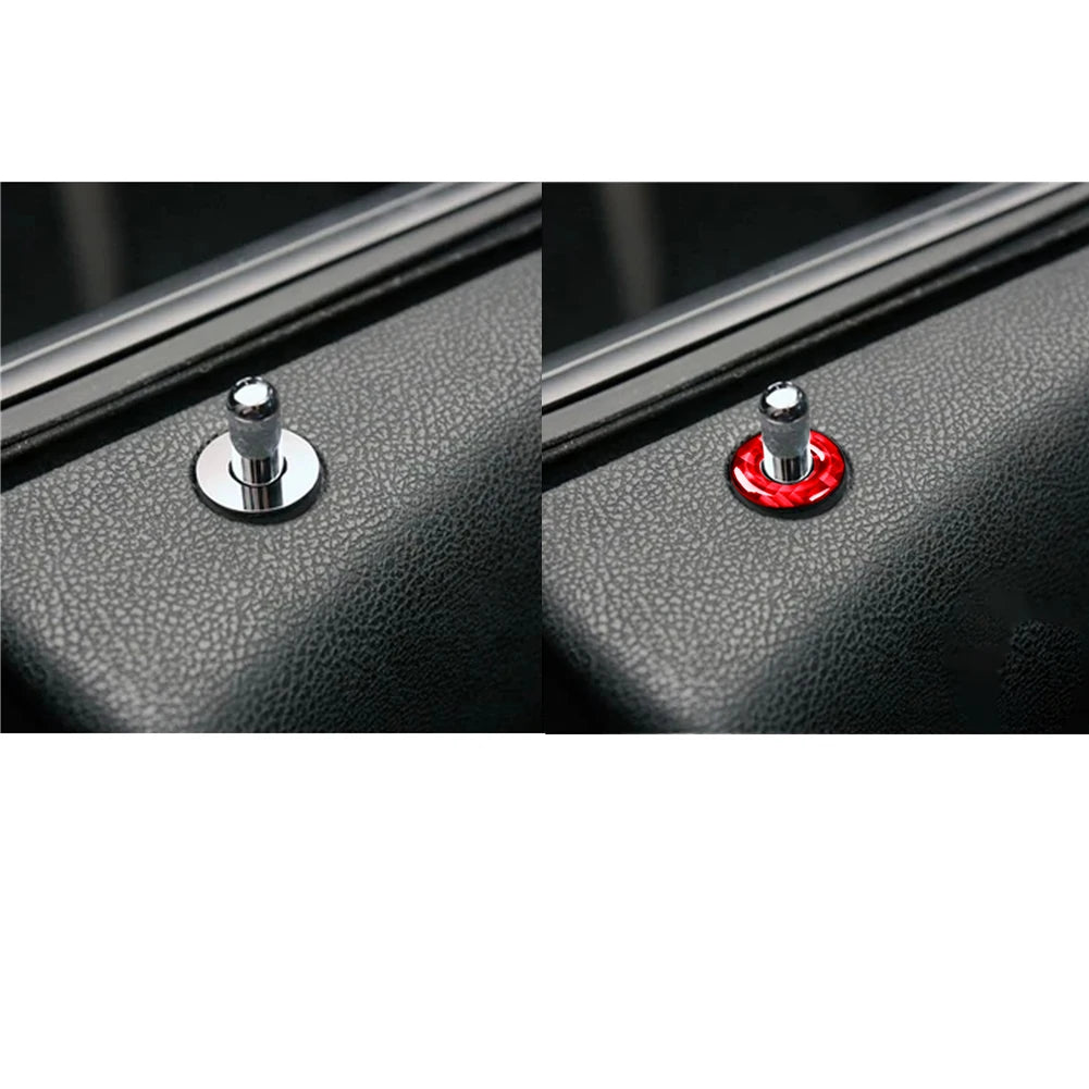 Car Interior Accessories For Dodge Charger 2011 2012 2013 2014 Carbon Fiber Decorative Stickers Dashboard Speedometer Cover Trim