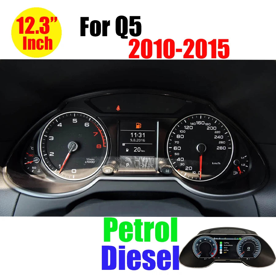 Instrument Cluster Virtual Cockpit Digital Speedometer LCD Dashboard Gauge For Audi TT TTS A3 A4 B8 A5 S5 Q3 Q5 RS4 RS5 A6 A7 Q7