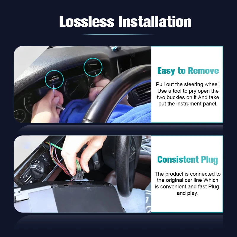 Byseven For BMW X5 E70/BMW X6 E71 (2006-2013) CCC/CIC 12.3inch LCD instrument panel digital instrument panel