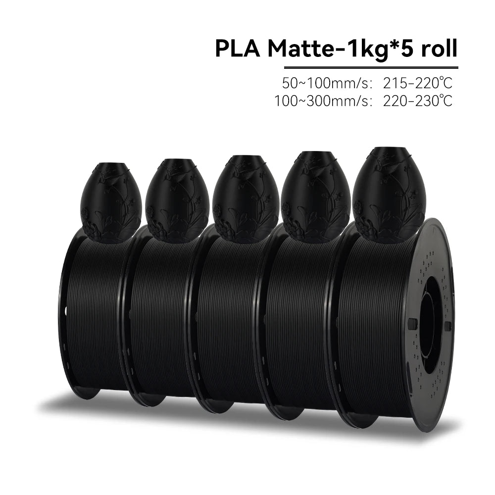KEEPANG PLA/HS-PLA/PLA Matte/PLA Pro Filament 5KG PLA 3D Filament 1.75mm 1KG/Roll (2.2lbs) Neatly Wound 3D Printing Materials